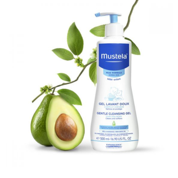 MUSTELA - Gel Lavant Doux Bébé à l'avocat BIO